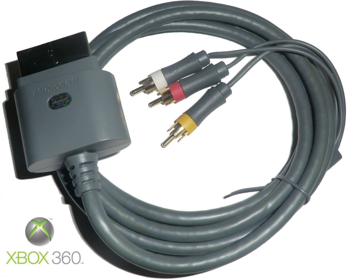 lot of 25 Original Xbox 360 Composite AV Cable | eBay