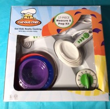 Curious Chef Kids Baking Set 17 Piece Measure  Prep Kit TCC50107 NEW