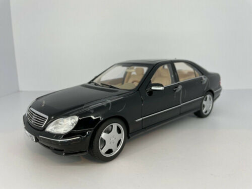 Norev 183812 Mercedes-Benz S55 AMG 2000 schwarz W220 1:18 limitiert 1/1002 ... - Bild 1 von 4