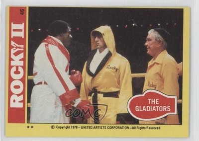 1979 Topps Rocky II Apollo Creed Rocky Balboa The Gladiators #46 0a3