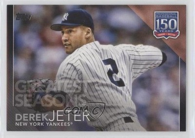 2019 Update 150 Years of Professional Baseball Black 71/299 Derek Jeter HOF 04br