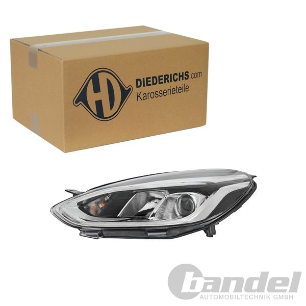 Diederichs Halogen LED Scheinwerfer LWR LED-TFL Links FüR Ford Fiesta | 1407983-image