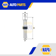 Fuel Filter fits BMW 330D 3.0D 2010 N57D30A NAPA 13327823413 13328584874 Quality