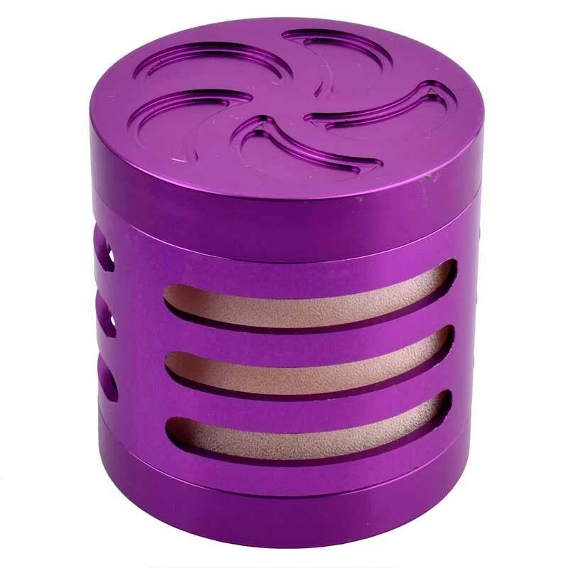 Aluminum Air Filter Purple w/Sponge For RC HPI 1/5 Engine Baja 5B 5T KM Rovan - Image 4 of 4