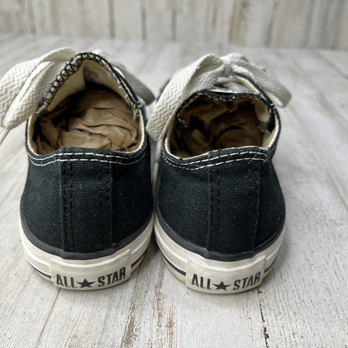 Converse Chuck Taylor All-Star Youth Size 3 Black Canvas Low Top Shoes. OSR - Picture 8 of 13