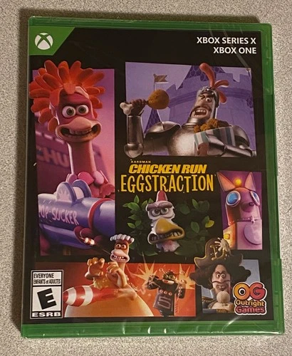 Chicken Run Eggstraction Xbox One Series X Brand New Outright Games 819338025216