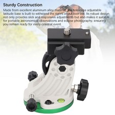 Telescope Adjustable Latitude Base Equatorial Telescope Mount Versatile WT