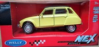 Citroen Dyane Gelb Oldtimer Ca. 1:34-39 Ca.12Cm Modelauto Bus
