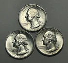 1940 BU, 1940 S BU AND 1943 D BU WASHINGTON QUARTER