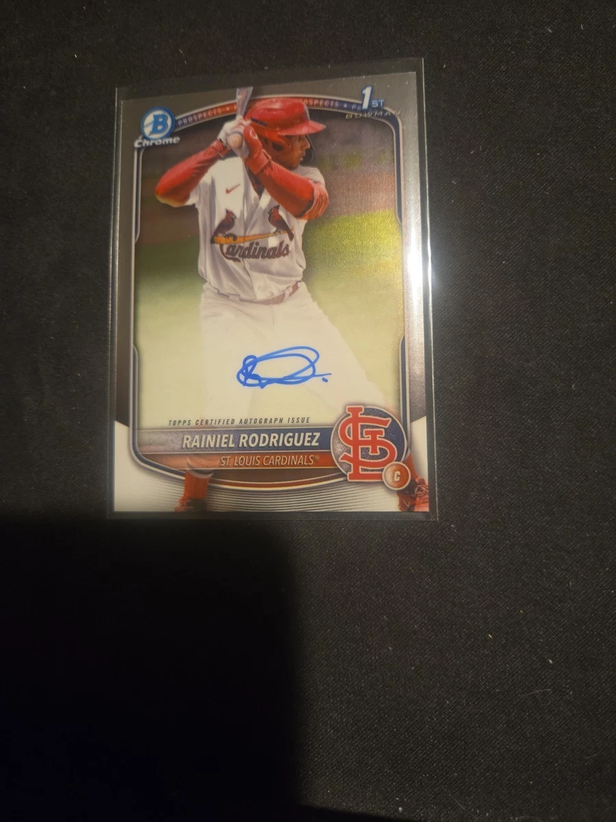 Bowman St. Louis Cardinals Baseball Sports Autographed Trading