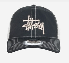 Stussy X New Era 9twenty Basic Trucker Shade, Black 1311126 100%Authentic