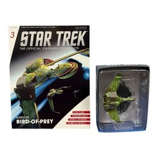 Eaglemoss Star Trek Klingon Bird-of-Prey 3 With Magazine New