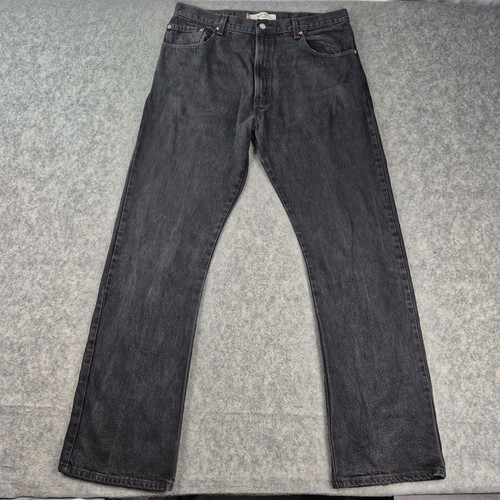 Vintage Levis Jeans Mens 38x34 (Fits 36x35) Black Denim 517 Bootcut Y2K 2004 by Levi's, $66.49 - Photo 2