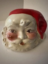 Vintage Santa Face Mug/Planter
