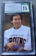 1991 Pro Line Portraits - Bill Belichick #115 (RC)