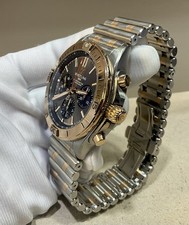 Breitling Chronomat B01 42MM SS/18K Rose Gold Chronograph Gray Men’s Watch 13