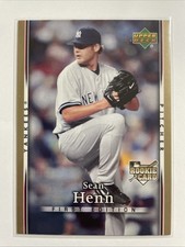 2007 Upper Deck First Edition #32 Sean Henn Rookie RC Yankees baseball card. rookie card picture
