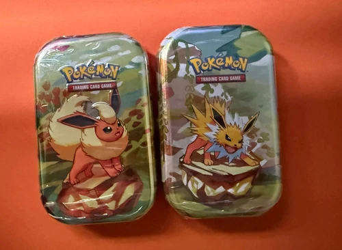 2x Pokemon TCG - Scarlet And Violet - Prismatic Evolutions Mini Tins ✅FREE SHIP✅