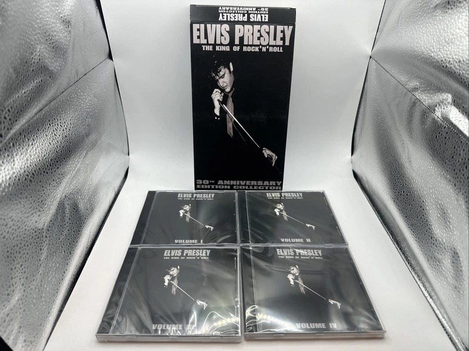 ELVIS PRESLEY- THE KING OF ROCK'N'ROLL- COFFRET 4 CD-30 ANNIVERSARY ET-COLLECTOR - Bild 3 von 4