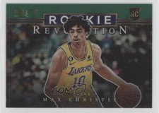 2022-23 Panini Select Rookie Revolution Green Prizm Max Christie #3 0m52