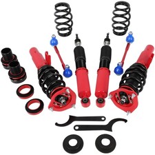 For 04-13 Skoda Octavia MK2 Coilovers Coil Springs Suspension Struts Shocks 4pcs