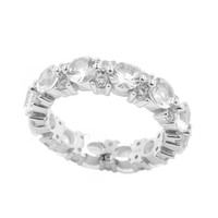 Cavill Damen Ring Silber 925 Sterling 4,08Ct Zirkon Rundschliff Elegant