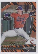 2020 Panini Prizm Draft Picks Tiger Stripes 30/99 Sam Weatherly #PDP81 3wu