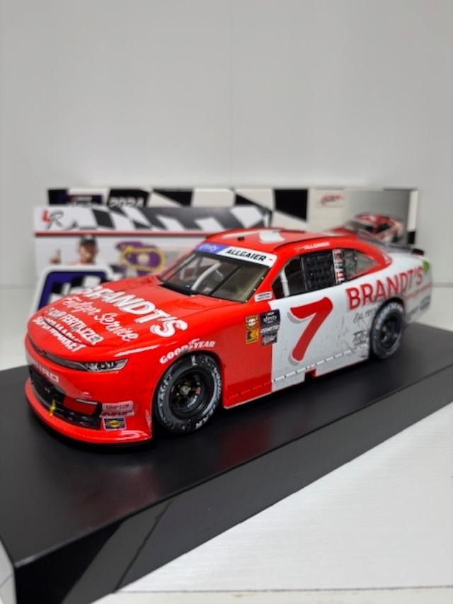 NASCAR 2024 JUSTIN ALLGAIER #7 DARLINGTON RACE WIN BRANDT HERITAGE  1/24 CAR