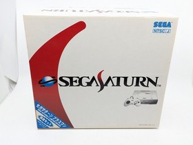 Sega Saturn White Console HST-3220 Boxed NTSC-J Japan Tested w/ Controller