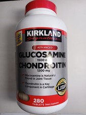 Kirkland Signature Glucosamine  Chondroitin, 280 Tablets Exp. 01/2027