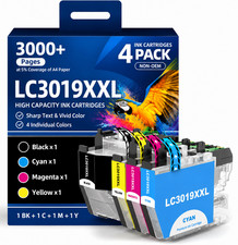 LC3019XXL Ink Cartridge Compatible 4PK for MFC-J5330DW J5335DW J6530DW BK/C/Y/M 
