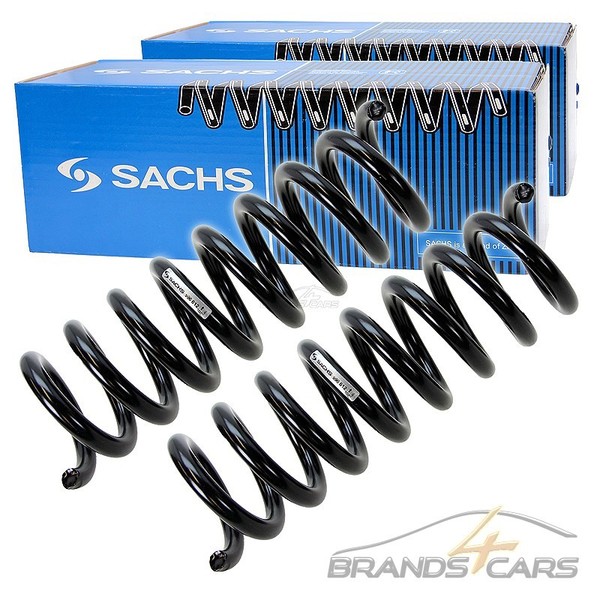 2X Sachs Federn Fahrwerksfedern Hinten FÜR Mercedes CLK C209 E-KLASSE W210 S210-image