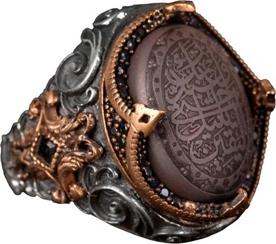 KAMBO 925 Sterling Silver Men's Ring Handmade Turkey