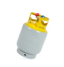 30LB Reusable Refrigerant Recovery Tank for R22 R134A R410A with 1/4 SAE Y-Valve