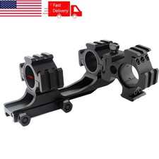 Tactical 25.4/30mm Ring Cantilever Mount Tri-rail Picatinny 1"/30mm Ring Mount