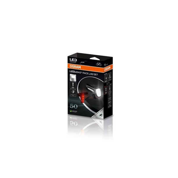 Leuchtensatz Fahrrad Ledsbike® Race 50 Set Ams-Osram LEDBL101 Set 3,7V-image