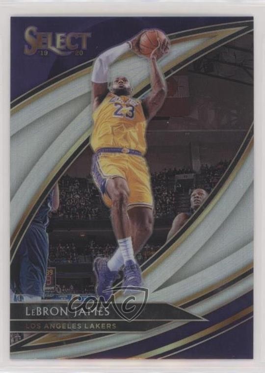 2019-20 Panini Select Courtside Silver Prizm LeBron James #261 3a1
