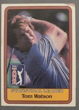 1981 Donruss Golf Card Statistical Leader Money Tom Watson