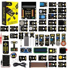 KEYESTUDIO 45 Sensors Starter Kit for BBC Microbit V2.2 V2 V1.5 with LCD Buzz...