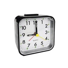 LED Desk Alarm Clock Nightlight Snooze Gradual Volume Alarm Battery Powered