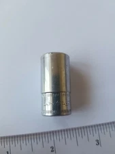Snap-on Tools USA 1/4"-Drive 12-Point Metric 12mm Semi-Deep Socket #TMMDS12