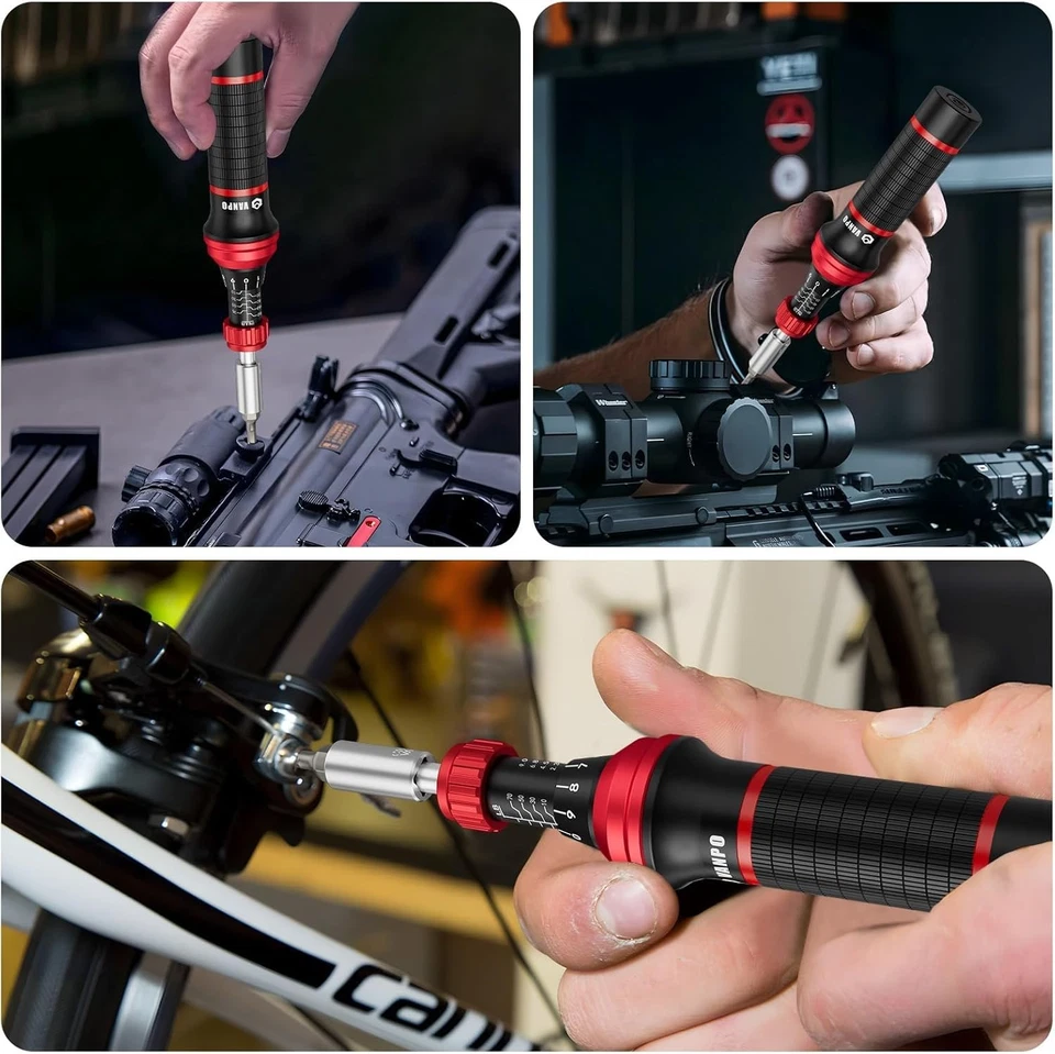 1/4" Torque Screwdriver Set, 64 Pcs 10�80 in-lb Inch Pound Torque Wrench - Изображение 3 из 4