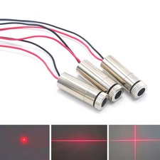 3pcs 650nm Red 10/30/50/100mW Dot/Line/Cross Focusable Laser Diode Module 3-5V