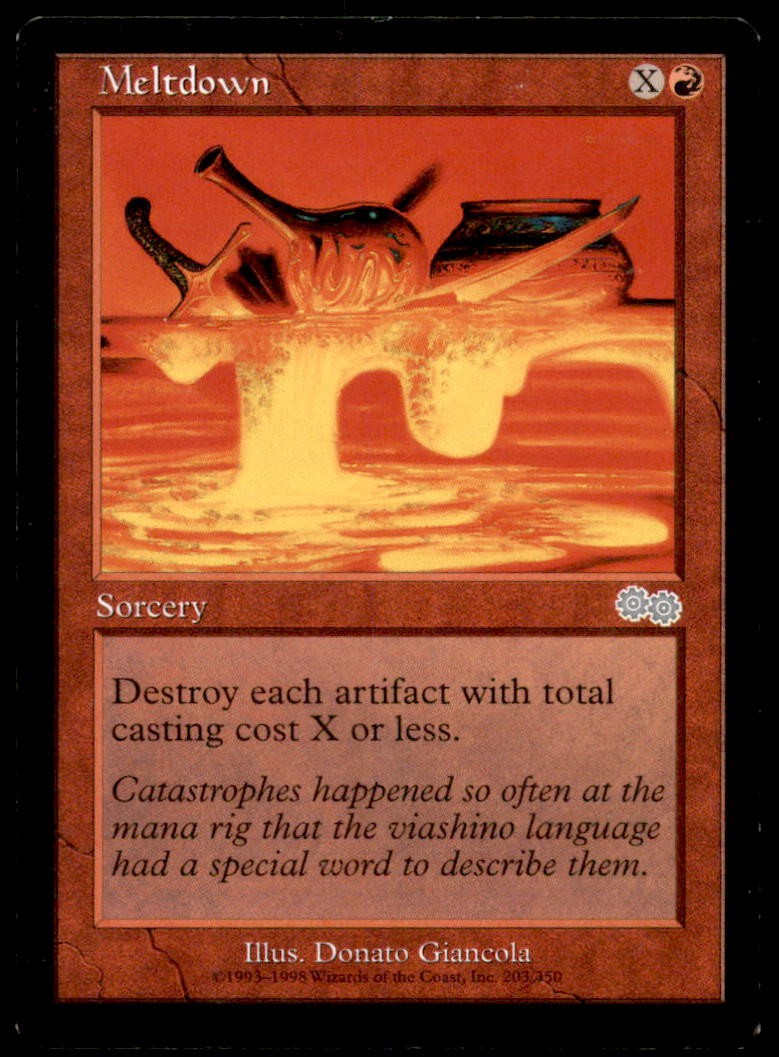 MTG Meltdown LP Light Play Urza's Saga [2120]