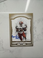 Ozzie Newsome On Card Auto Out Of 15 Classics
