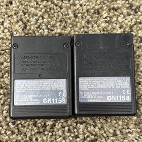 Sony Playstation 2 PS2 OEM MagicGate 8mb Memory Card SCPH-10020 Lot of 2