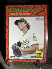 2026 Nick Kurtz Topps Heritage #275 Orange Color Of The Year SSP /77 Athletics