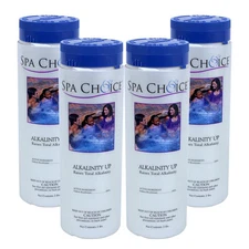 Spa Choice Alkalinity Up Spa & Hot Tub Balance Chemical - 4 x 2 Lbs.