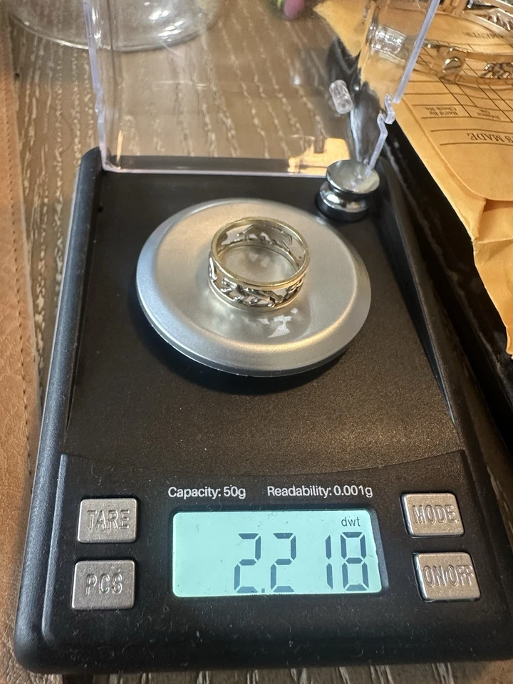 14k gold Panthere ring vintage preowned size 7 - Image 2 of 4