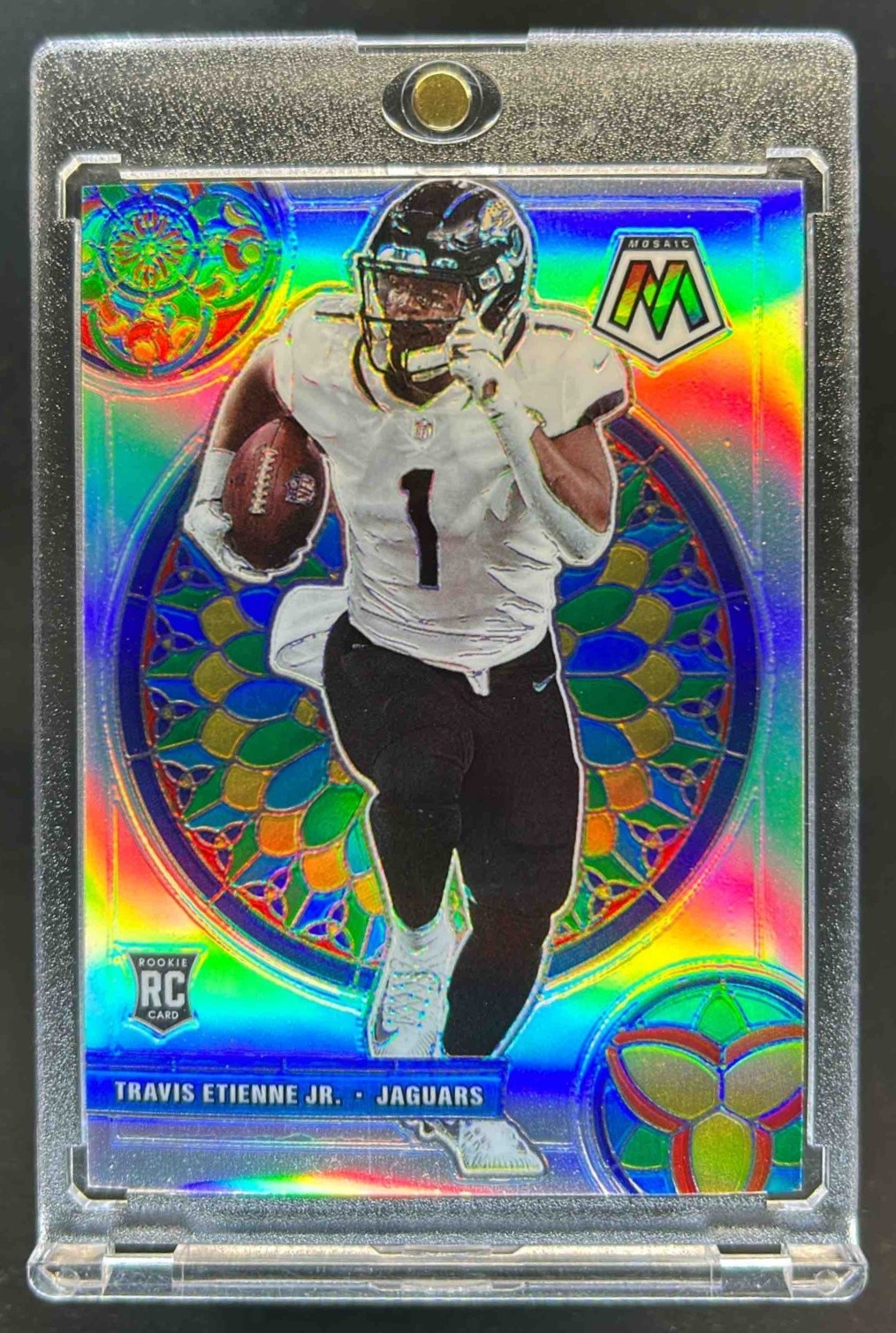 2021 Mosaic Travis Etienne Jr. Glass RC Rookie #GM-30 Jaguars